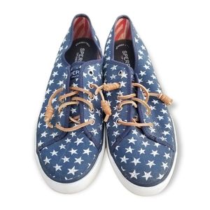 Sperry Topsider American stars slip-on shoes, sz 9.5